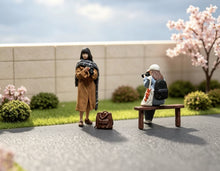 Load image into Gallery viewer, 1:64 Painted Figure Miniature Mini Resin Model Diorama Photography Girls Set
