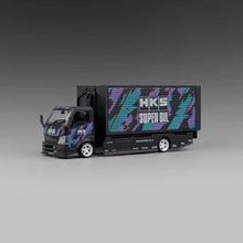 Load image into Gallery viewer, MT 1:64 Black HKS H300 Tow Box Truck Custom Model Diecast Metal Car New Collection

