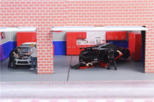 Load image into Gallery viewer, 1:64 Painted Figure Mini Model Miniature Resin Diorama Car Garage Repairman Set

