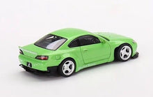 Load image into Gallery viewer, MINIGT 1:64 Green JDM Nissan Silvia S15 Racing Sport Model Toy Diecast Metal Car 500
