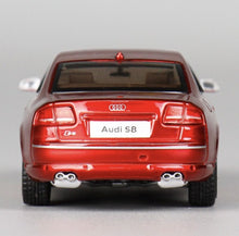 Load image into Gallery viewer, JKM 1:64 Red S8 Sedan Sports Model Diecast Metal Car New Collection
