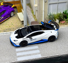 Load image into Gallery viewer, LCD 1:64 White Huracan STO Sports Model Diecast Metal Car New Collection
