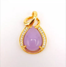 Load image into Gallery viewer, Nature Jade Water Drop Pendant Necklace Gift Jewelry charm Blessing Lucky New F
