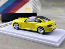 Load image into Gallery viewer, Howie 1:64 Yellow M2 G87 Coupe Widebody Sports Model Diecast Metal Car New Collection
