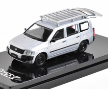 Load image into Gallery viewer, HobbyJapan 1:64 Silver TOYOTA Probox Mini Van Sport Model Diecast Metal Car
