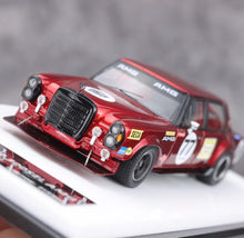 Load image into Gallery viewer, Glory 1:64 HEC Red 300SEL AMG #77 Sedan Sports Model Diecast Metal Car New Collection
