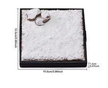 Load image into Gallery viewer, 1:64 Painted Car Model Base Miniature Diorama Toy Road Sand Scenario Snowfield
