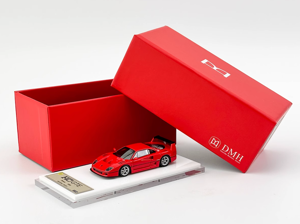 DMH 1:64 F40 GTE Super Racing Sports Model Diecast Resin Car