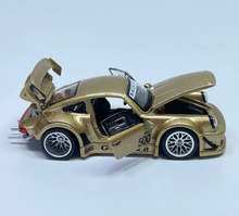 Load image into Gallery viewer, TPC 1:64 Gold RWB 930 Widebody Sport Full Open Model Diecast Metal Car Box New Collection
