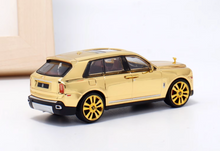 Load image into Gallery viewer, ING 1:64 Gold Cullinan Luxury SUV Sports Model Diecast Metal Car New Collection
