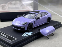 Load image into Gallery viewer, RM 1:64 Blue Panamera Turismo Sports Model Diecast Metal Car New Collection
