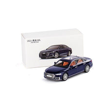 Load image into Gallery viewer, JKM 1:64 Navy Blue 2021 A8L Luxury Sedan Sports Model Diecast Metal Car
