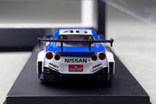 Load image into Gallery viewer, MC 1:64 Blue GTR R35 LBWK RR #46 Sports Model Diecast Metal Car New Collection
