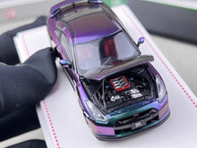 Load image into Gallery viewer, FH 1:64 Purple JDM Skyline GTR R35 Racing Sports Model Diecast Metal Car New Collection
