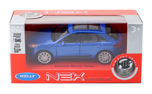 Load image into Gallery viewer, WELLY 1:36 Blue Macan Turbo SUV Sports Model Diecast Toy Metal Car BN

