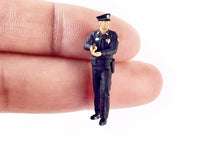 Load image into Gallery viewer, 1:64 Painted Figure Mini Model Miniature Resin Diorama Sand Toy Policeman Police New
