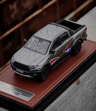 Load image into Gallery viewer, MK 1:64 Gray Shark Ranger Raptor Pickup Truck Sport Model Diecast Metal Car
