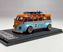 Load image into Gallery viewer, Liberty 1:64 VW T1 Gulf Van Camper Sports Model Diecast Metal Car Box
