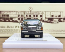 Load image into Gallery viewer, GOC 1:64 Black 1976 230E W123 Luxury Limo Luxury Model Diecast Metal Car New Collection
