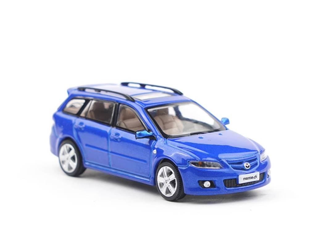 XCARTOYS 1:64 Blue Mazda 6 Atenza Wagon Hatchback Sports Model Toy Metal Car