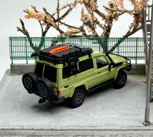 Load image into Gallery viewer, Autobots 1:64 Green Land Cruiser J70 LC78 ORV SUV Model Diecast Metal Car New Collection
