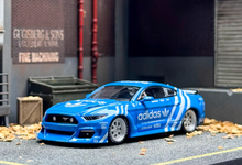 Load image into Gallery viewer, Liberty 1:64 Blue Mustang Muscle Widebody Sports Model Diecast Metal Car New Collection
