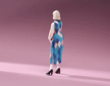 Load image into Gallery viewer, 1:64 Painted Figure Model Miniature Resin Diorama Toy Sand Vintage Dress Girl
