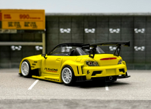 Load image into Gallery viewer, MT 1:64 JDM Yellow S2000 AP1 JS Racing Sports Model Diecast Metal Car New Collection
