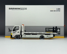 Load image into Gallery viewer, GCD 1:64 Gray AF H300 Flatbed Trailer Tow Truck Model Diecast Metal Car New Collection
