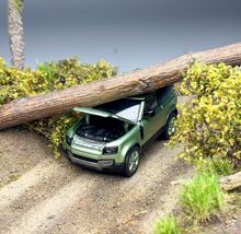 Load image into Gallery viewer, LCD 1:64 Green Defender 90 SUV ORV Sports Model Diecast Metal Car New Collection

