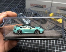 Load image into Gallery viewer, ZJWJ 1:64 Cyan‌ 911 GT3 Sports Model Diecast Resin Car New Collection
