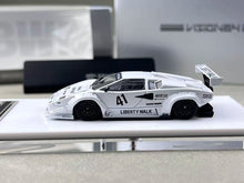 Load image into Gallery viewer, Vision 1:64 White Countach LP5000 LB #41 Racing Model Diecast Metal Car New Collection
