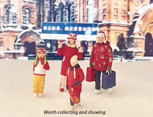 Load image into Gallery viewer, 1:64 Painted Figure Mini Model Miniature Resin Diorama Sand New Year Theme Toy
