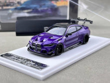 Load image into Gallery viewer, SW 1:64 Purple M4 G82 Widebody Sports Model Diecast Metal Car New Collection
