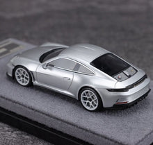 Load image into Gallery viewer, 1:64 DPM Silver 911 992 ST Sports Model Diecast Resin Car New Collection
