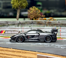Load image into Gallery viewer, CM 1:64 Gray Senna GTR Racing Sports Model Diecast Metal Car New Collection
