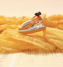 Load image into Gallery viewer, 1:64 Painted Figure Model Miniature Resin Diorama Toy Surf Motorboat Water Sport
