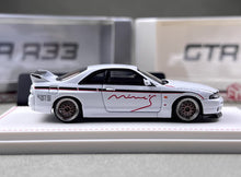 Load image into Gallery viewer, FH 1:64 JDM White Skyline GTR R33 Mines Sports Model Diecast Metal Car New Collection
