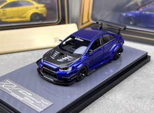 Load image into Gallery viewer, 404Error 1:64 Blue Lancer EVO X Varis Widebody Model Diecast Resin Car New
