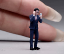 Load image into Gallery viewer, 1:64 Painted Figure Model Miniature Resin Sand Diorama Office Colleague in Suit
