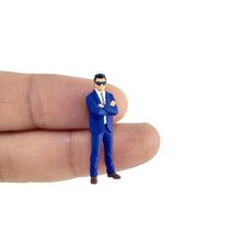 Load image into Gallery viewer, 1:64 Painted Figure Mini Model Miniature Resin Diorama Man Bodyguard Security
