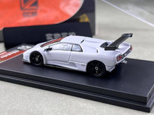 Load image into Gallery viewer, DCM 1:64 White 1999 Diablo GTR Racing Sports Model Diecast Metal Car BN
