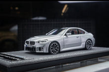 Load image into Gallery viewer, Mortal 1:64 Silver M2 G87 Coupe Sports Model Diecast Metal Car New Collection
