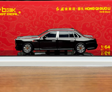 Load image into Gallery viewer, AR 1:64 Black HONGQI Guoli Luxury Sedan Classic Model Diecast Metal Car New Collection
