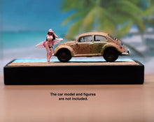 Load image into Gallery viewer, 1:64 Painted Car Model Base Miniature Diorama Road Sand Scenario Seaside Beach
