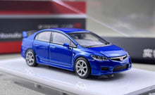 Load image into Gallery viewer, MH 1:64 Blue JDM Civic Type R FD2 Racing Sports Model Diecast Metal Car BN
