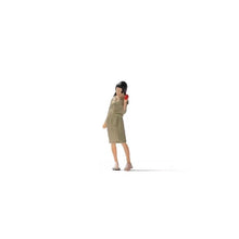 Load image into Gallery viewer, 1:64 Painted Figure Mini Model Miniature Car Scenes Resin Toy Photo Posing Girl
