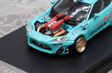 Load image into Gallery viewer, DCM 1:64 Blue JDM GT45 86 GR Pandem Racing Sports Model Diecast Metal Car BN

