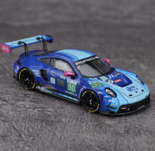 Load image into Gallery viewer, TH 1:64 Blue 911 GT3 R #90 24h 2025 Racing Sports Model Diecast Metal Car New Collection

