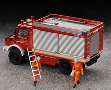 Load image into Gallery viewer, XCARTOYS 1:64 Fire Engine Unimog U5023 Truck Figure Model Diecast Metal Car
